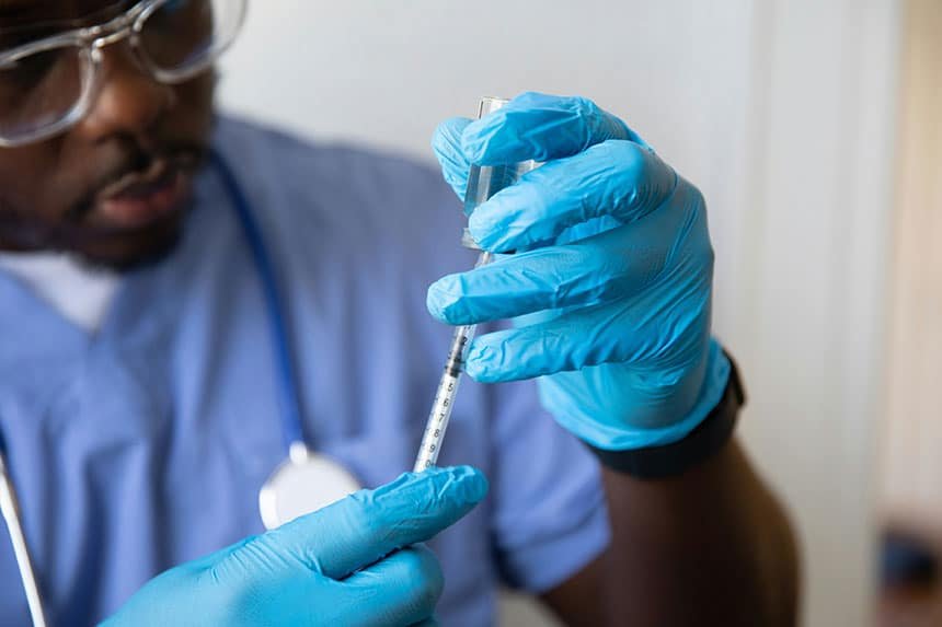 Vaccine campaign in Africa