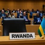 Empty chair of Rwanda official at the ECCA